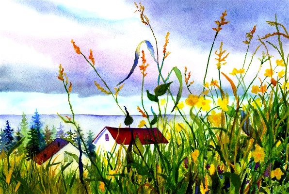 Tall Grass Painting