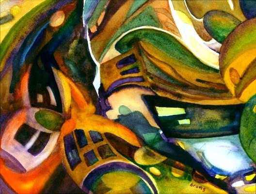 Abstract Color Painting